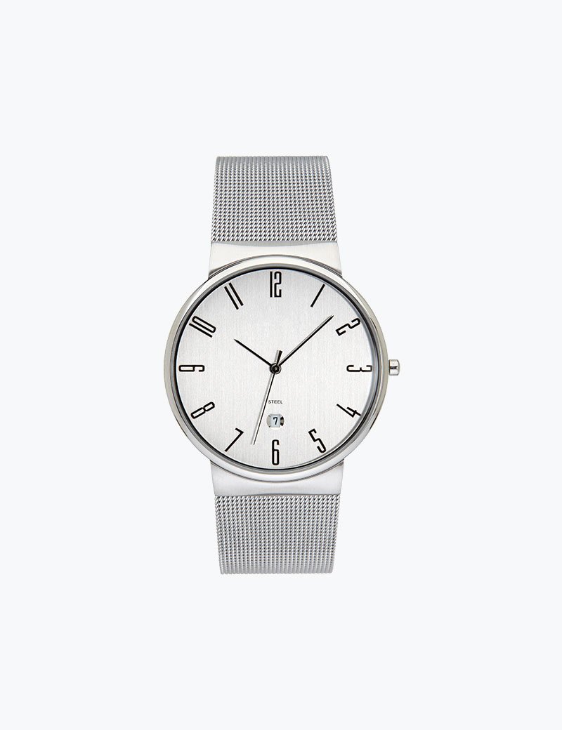 Silver watch